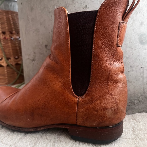 Poppy Barley Chestnut Ankle Booties - Picture 6 of 9